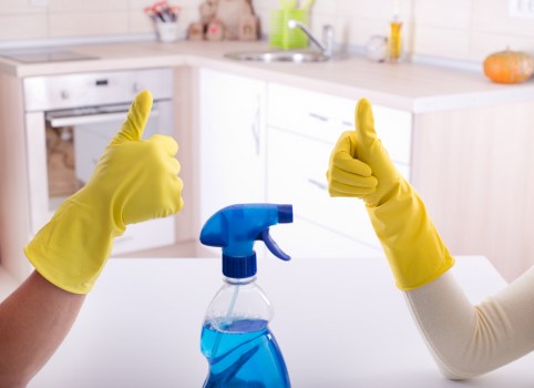 Post builders cleaning in a refurbished SE5 property