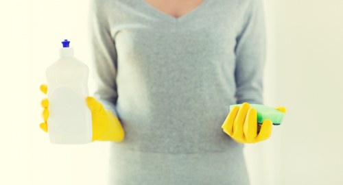 Deep carpet cleaning equipment in a South London property